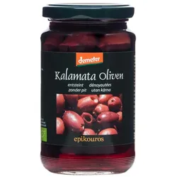 Kalamata Oliven entsteint in Meersalzlake DEMETER 315g