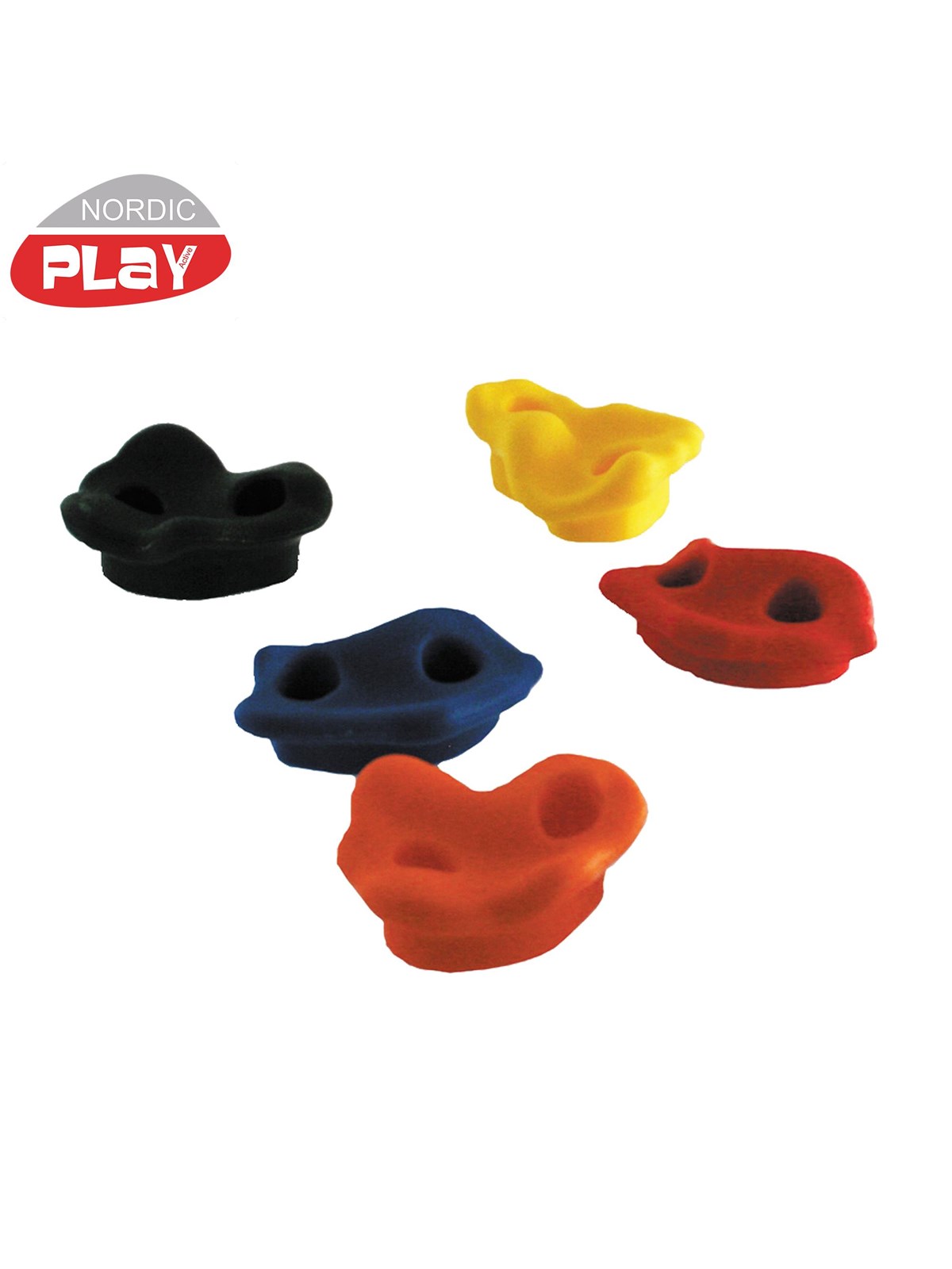 Nordic Play Climbing grips 5 pcs. incl. screws plastic