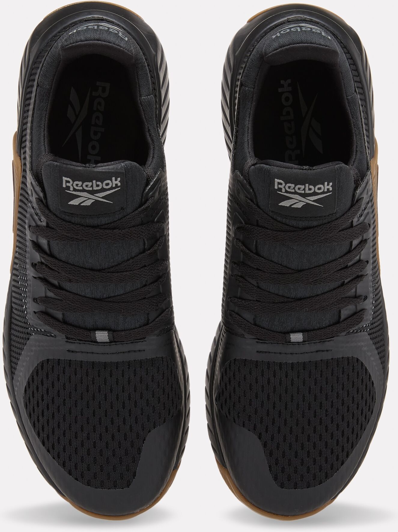 Trainingsschuh REEBOK "FLIP CHARGE", Herren, Gr. 42, schwarz (schwarz, grau 4, reebok lee 3), Synthetik, Textil, Schuhe Trainingsschuh, ideal für Gym und Fitnessstudio schwarz, grau 4, reebok lee 3 42