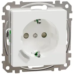 Merten, Steckdose, Steckdose SCHUKO 16A System M Aktivweiss glaenzend