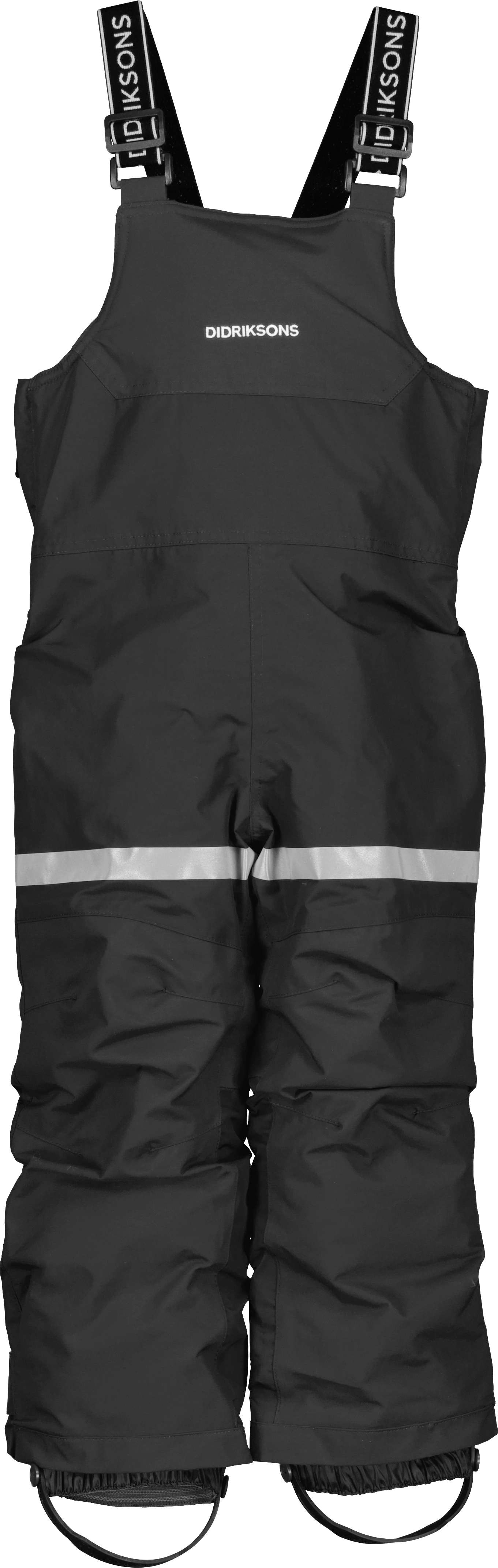 Didriksons Kids' Bjärven Bib Pants Black, 90