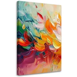 LEINWANDBILD Bunte moderne Abstraktion 40x60cm