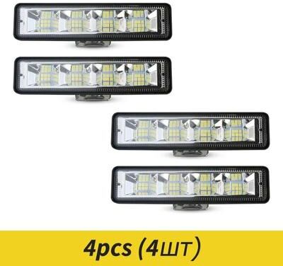 Uplifted Finds 72W High Intensity LED Work Light Bar   24 LED Combo Beam For Offroad, Marine & Industrial Utility 4 Pcs