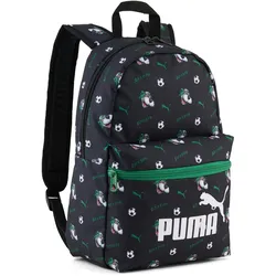 PUMA Phase Super PUMA Allover Print Small Rucksack Kinder 01 - PUMA black/super PUMA aop