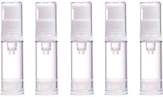 Inspired Living Portable Airless Continuous Mist Spray Bottle Set (5ml 10ml 15ml) 5ml Lotion