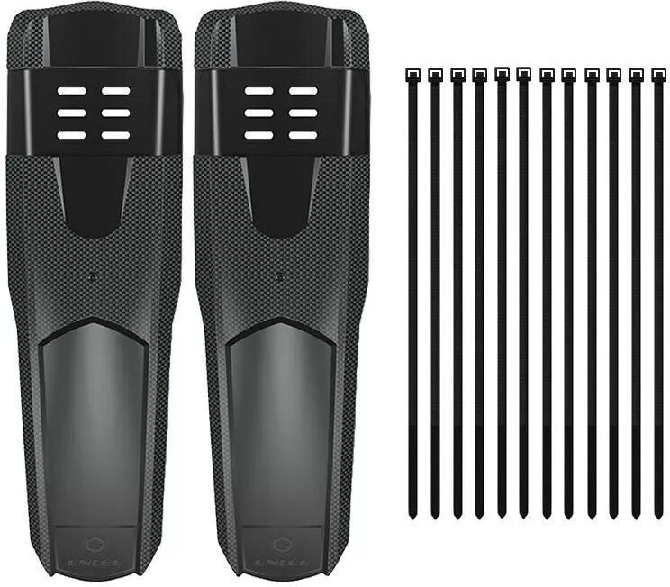 INF Garde-boue Rigide pour VTT : Aile Universelle à Coque Dure avec Texture Fibre de Carbone