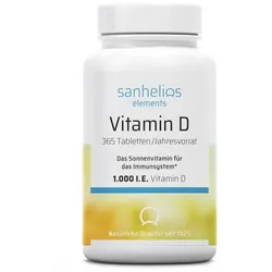 SANHELIOS Vitamin D 1.000 I.E. Tabletten 365 St