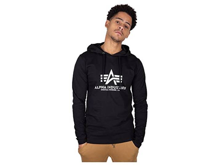 Alpha Industries Basic Hoody Kapuzensweat für Herren Black
