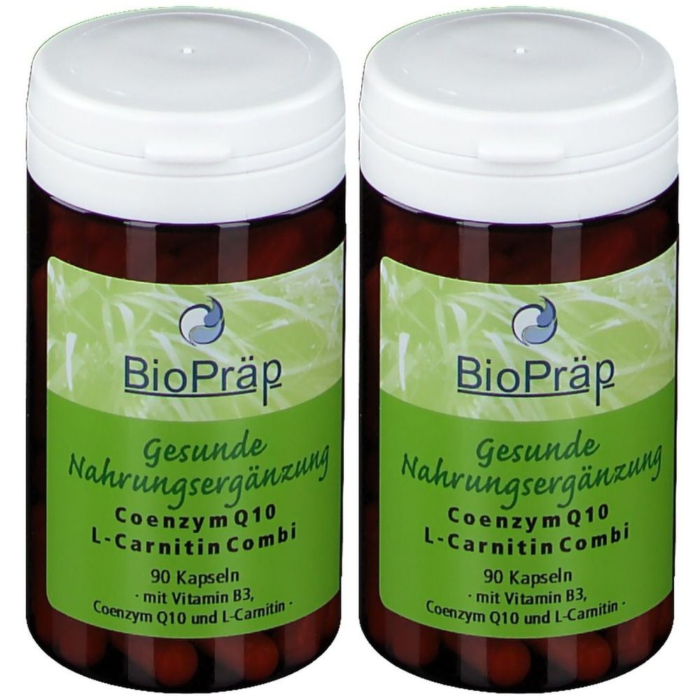 Coenzym Q10 L-Carnitin Combi 30 mg+180 mg Kapseln 2x 2x90 St