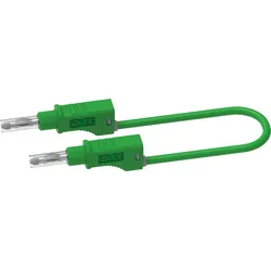 PJP 2210/50V - Messleitung mit Bananensteckern,  0,75 mm2, 0,5 m, grün