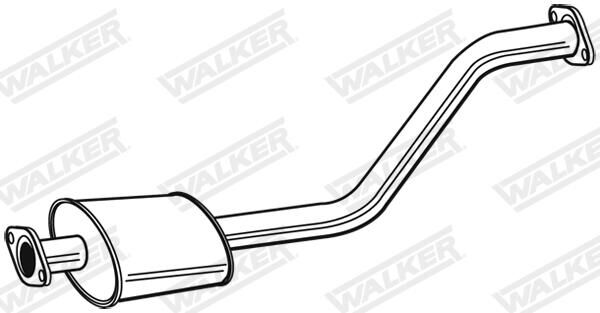 Walker Mittelschalldämpfer 23012 Für Kia
