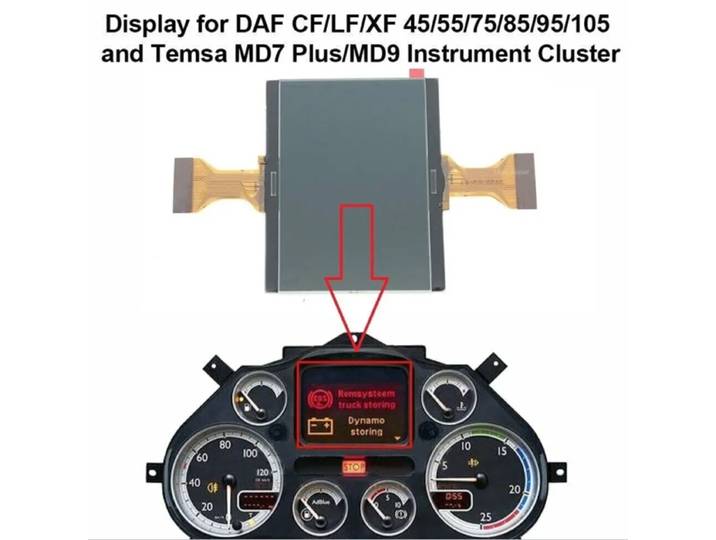 Mises à niveau du tableau bord LCD CONSTRUILIT