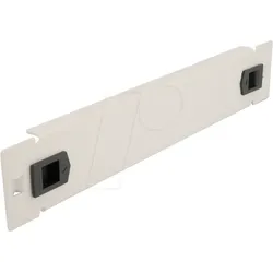DELOCK 66629 - Blindabdeckung 10", werkzeugfrei, 1 HE, grau