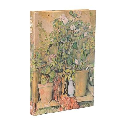 Hardcover Notizbuch, Cezannes Terrakotta-Töpfe und Blumen, Midi, Liniert, Gebundene Ausgabe von Paperblanks, Paperblanks, 978-1-4397-9788-4