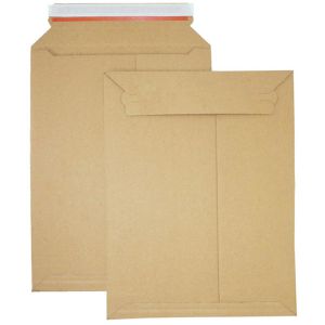 Netuno Versandtaschen braun, A5+, ohne Fenster, haftklebend, aus Karton, 10 Stück