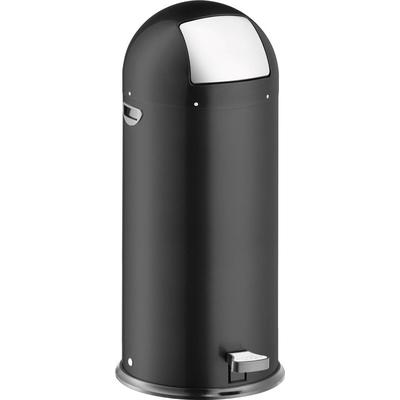 helit Push-Tretabfallbehälter 52L - schwarz