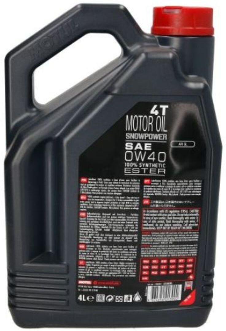 Motul Olio motore 105892 Snowpower 0W40 4L