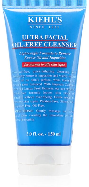 Kiehl's Ultra Facial Oil-Free Cleanser erfrischender Reinigungsschaum für normale bis fettige Haut 150 ml