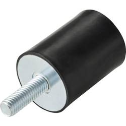TRU COMPONENTS Gummipuffer TC-NT30-40-43A Härte (Details) 43 Shore A Maximale statische Auflast 31 kg TC-13745704