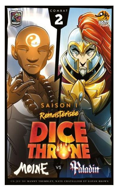Lucky Duck Games Dice Throne Seizoen 1 - Monnik versus Paladijn