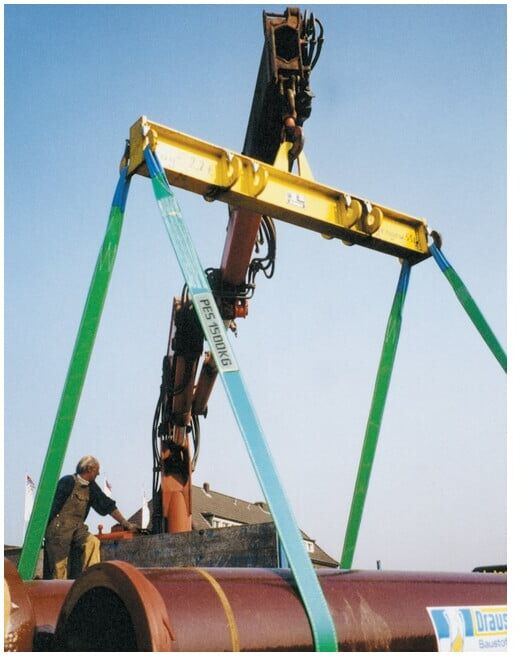 Hebeband bleu 8000 kg 8 m x 240 mm ; E/D/E