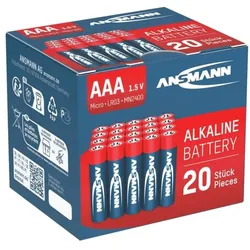 Ansmann 20x Batterien »Red Alkaline« Micro AAA