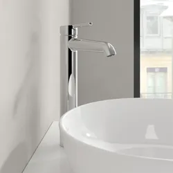 Villeroy und Boch Skyla Waschtischarmatur TVW11600300061  hoher Auslauf, Messing, AquaSmart, Chrom