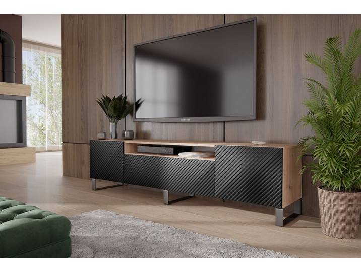 ALTDECOR Lowboard NADO-S (TV-Schrank, TV Möbel, TV Cabinet, Fernsehtisch bodenstehend 200cm), Fernseher schrank, TV Kommode, TV Tisch, TV Sideboard, TV Boar