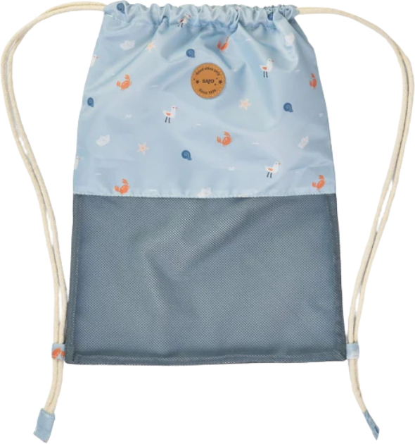 Saro Mochila Saco Anti-Areia Azul