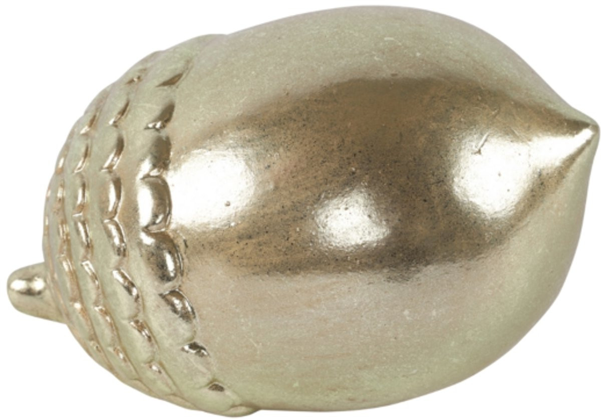 Countryfield Ludwig beeld eikel goudkleurig 18 cm