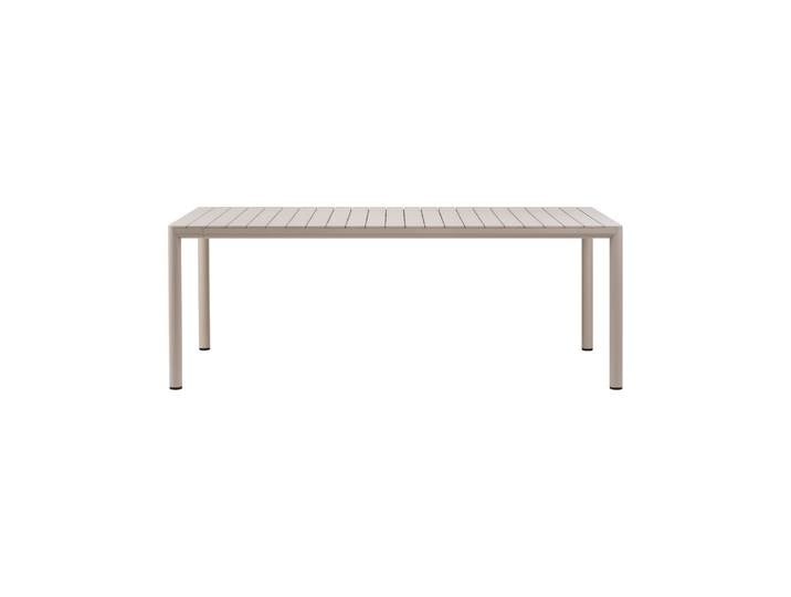 NARDI - Table rectangulaire Tevere - Beige - Résine de fibre de verre - Designer Raffaello Galiotto
