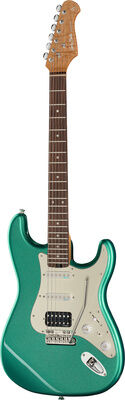 Harley Benton ST-Modern Carlos Asensio CGM Cactus Green Metallic Hochglanz