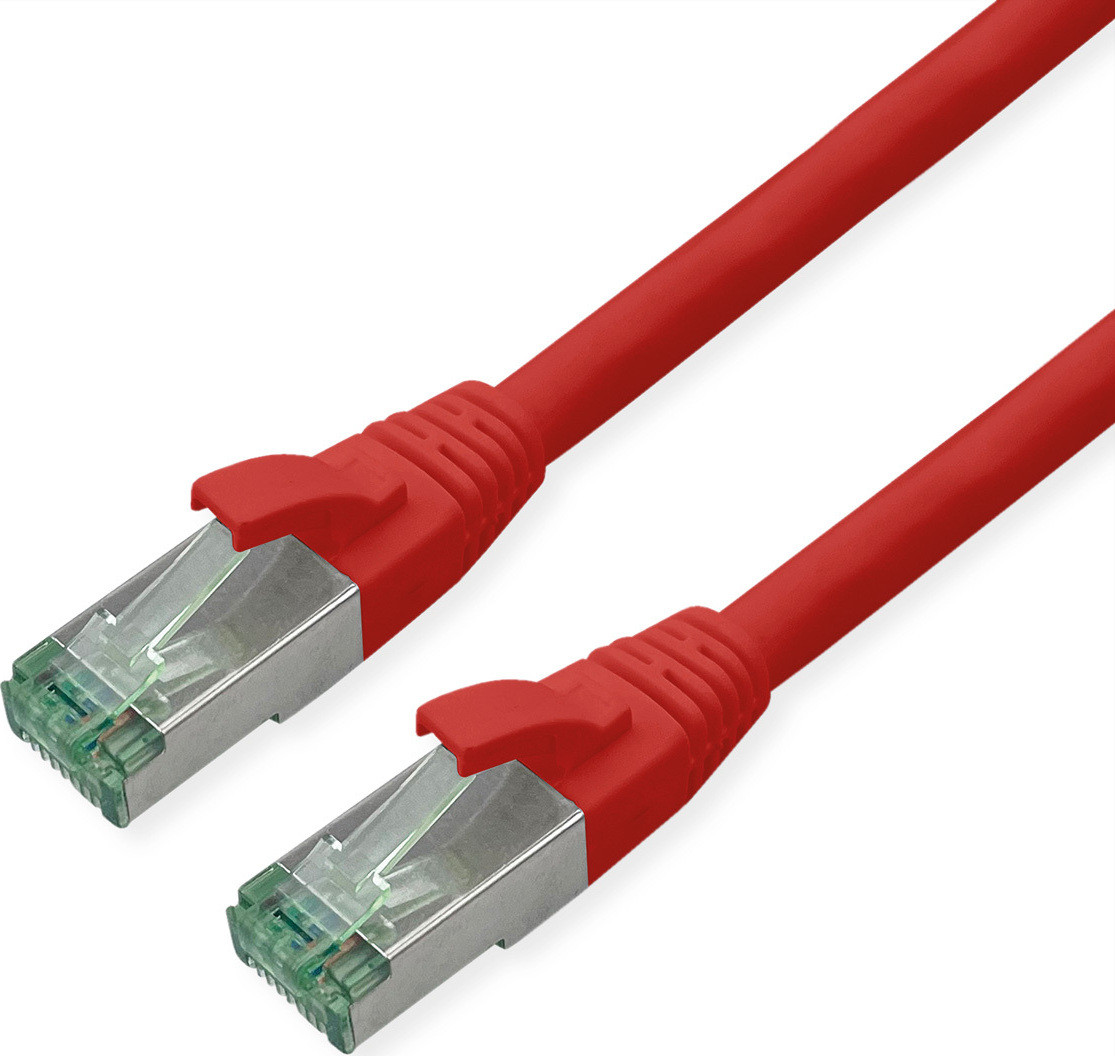 ROLINE RM patchkabel Cat.6A S/FTP (PiMF), rood, 3 meter