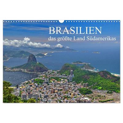 Brasilien - das größte Land Südamerikas (Wandkalender 2026 DIN A3 quer), CALVENDO Monatskalender