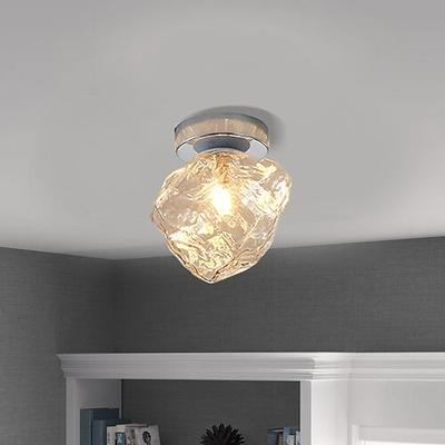 LED-Deckenleuchte, 15 cm, Eisdesign, 1 Licht, Metall, LED-Unterputzleuchten, Metall, moderne Lackierung, für Flur, 110–240 V