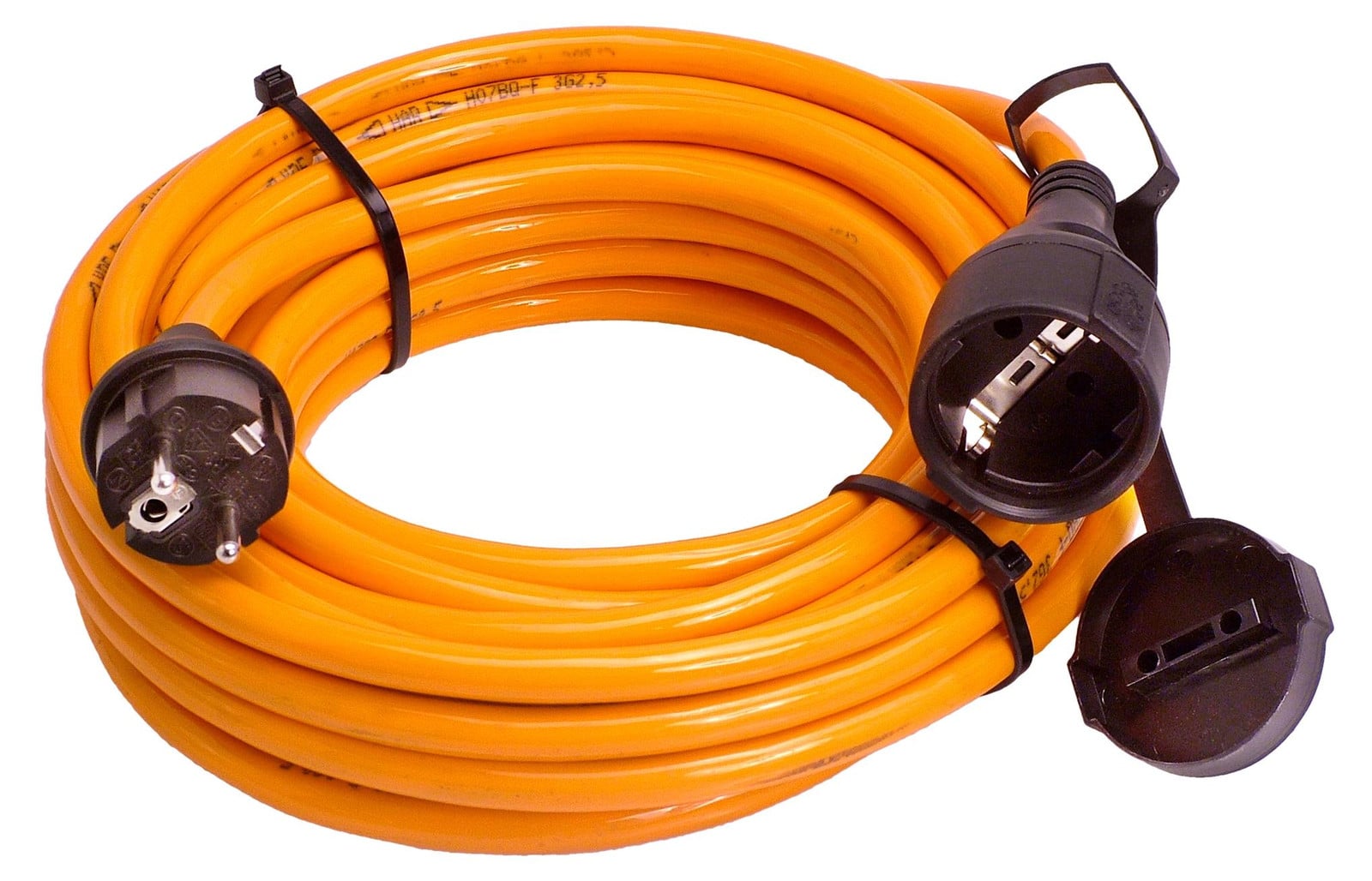 as-Schwabe Baustellen verlengkabel 10,0 m orange