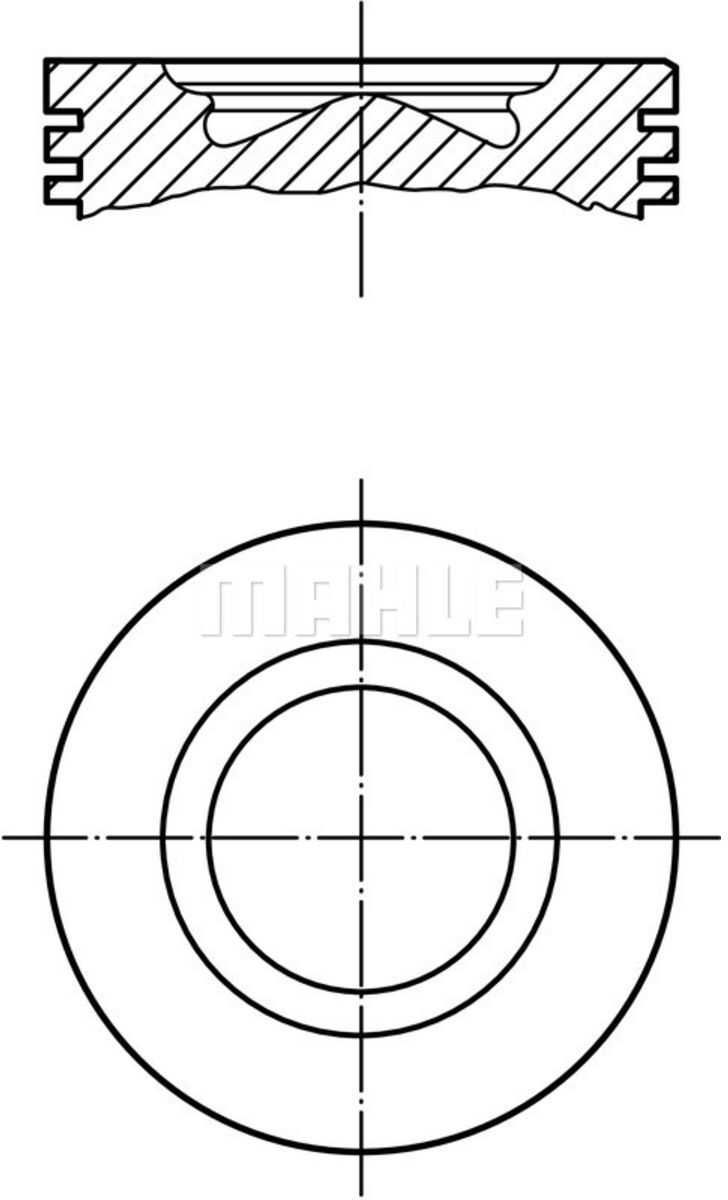 Mahle Pistone 007 PI 00106 001