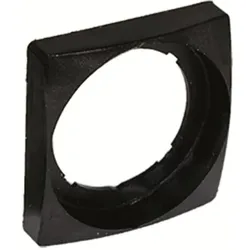 ABB Square Bezel Accessories Frontring quadratisch schwarz, Kunststoff