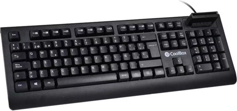 Coolbox Teclado Con Lector Dnie 40 Smartcard Tec04dni Talla Única Unisex