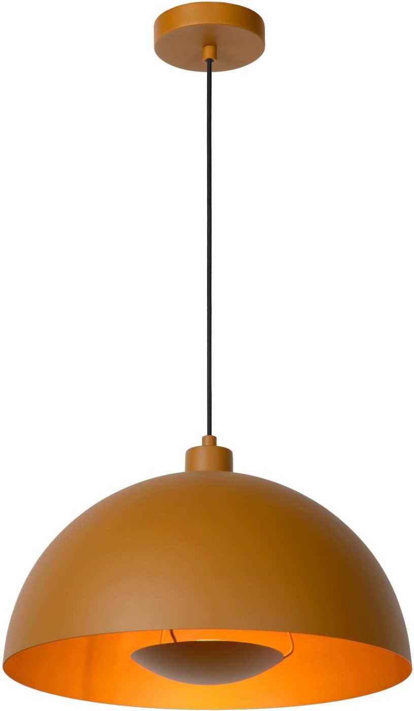 Lucide siemon suspension diam. 40 cm 1xe27 jaune ocre Multicolore 40x50x40cm
