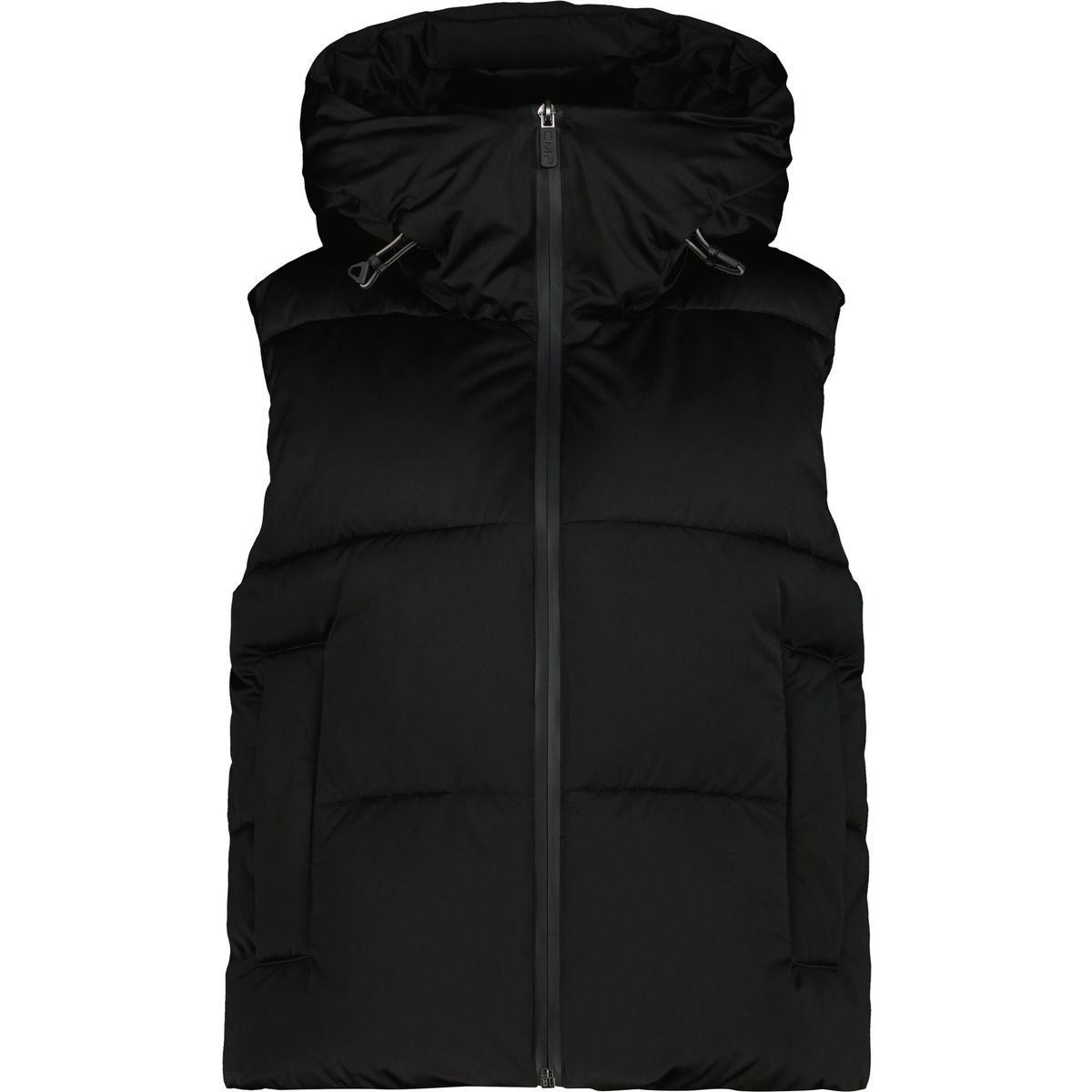 CMP Woman Vest FIX Hood nero (U901) 38 36Z0236-U901-38