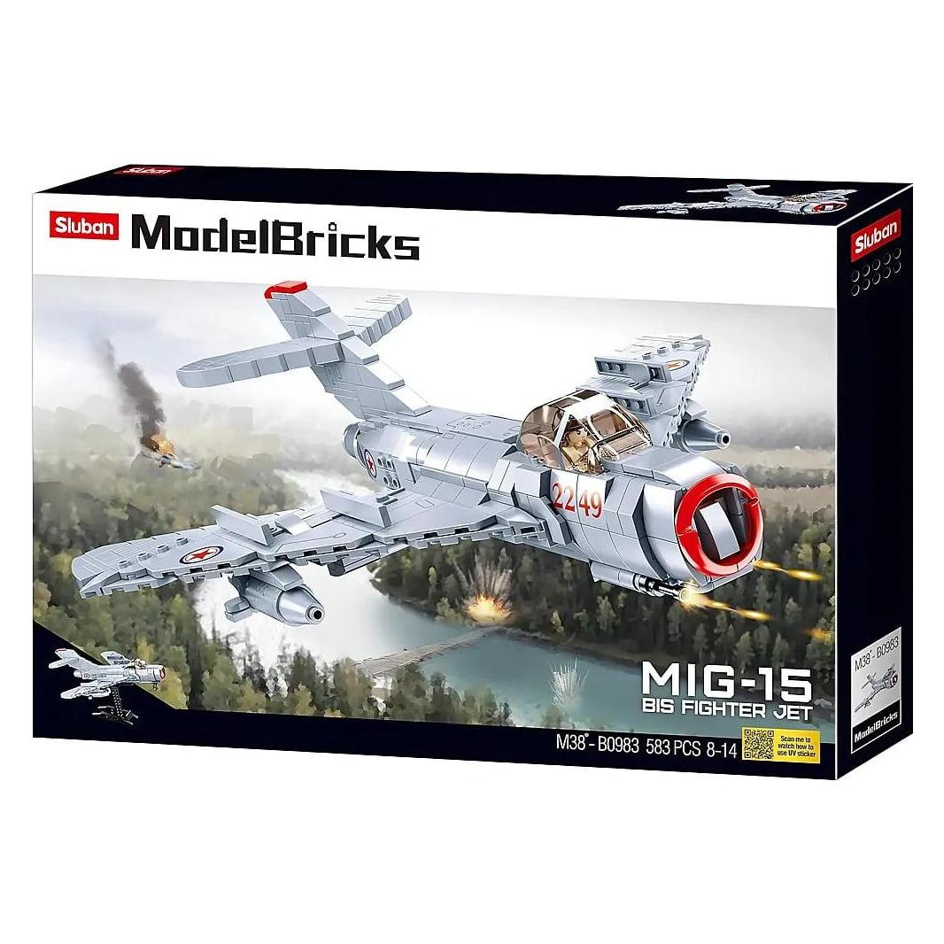 Sluban SL95853 - Sowjetischer MIG-15 Düsenjäger (SL95853)