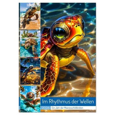 Im Rhythmus der Wellen (Tischkalender 2026 DIN A5 hoch), CALVENDO Monatskalender