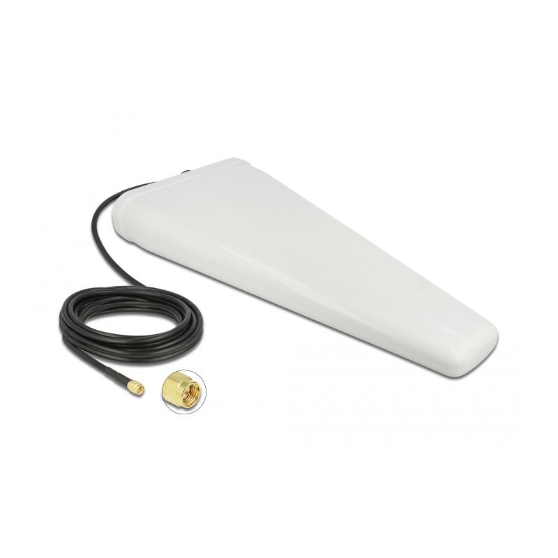 Delock LTE Antenne SMA Stecker 9 - 11 dB direktional mit Anschlusskabel
