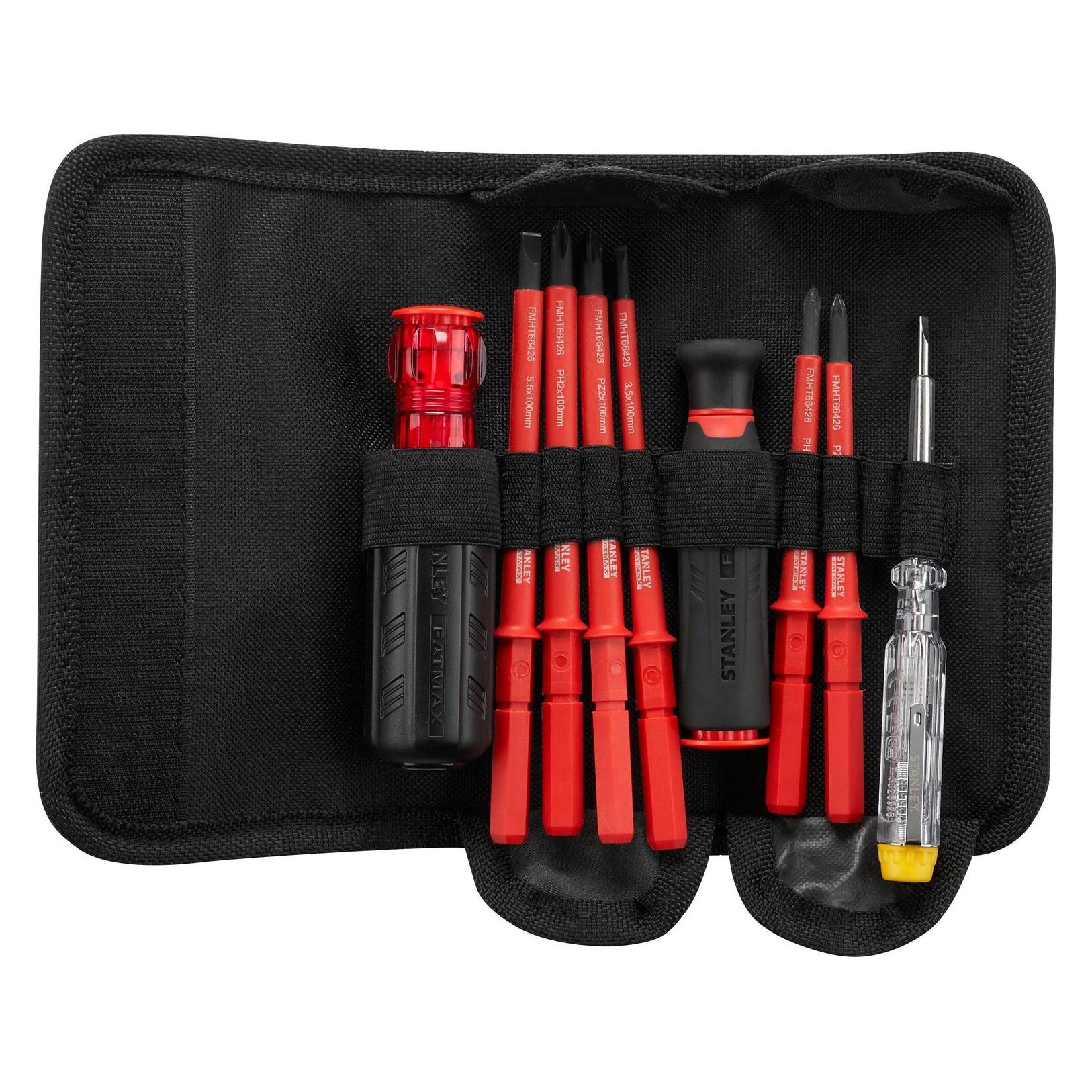 Stanley Schraubendreher-Set Multi-Bit 1000V (Schlitz) (FMHT66426-0)