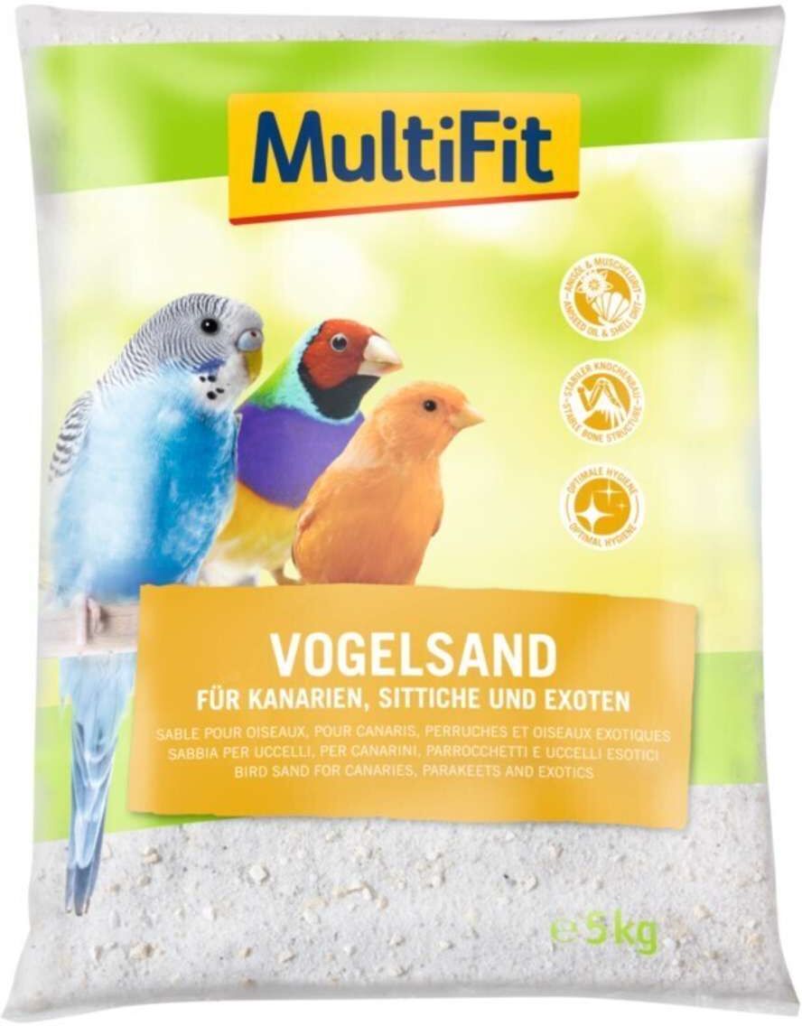 MultiFit Sabbia per Uccelli KIT RISPARMIO 2X5KG