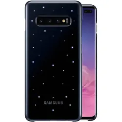 Samsung LED Back Cover (Samsung Galaxy S10+), Smartphone Hülle, Schwarz