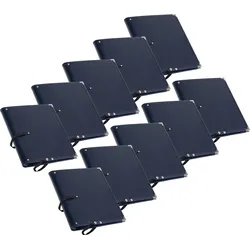 Classic Cantabile Notenmappe Deluxe Blau 10er Set