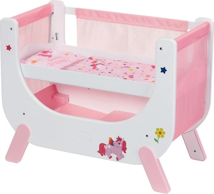 BABY born Bett mit Einhorn, 3 Stk