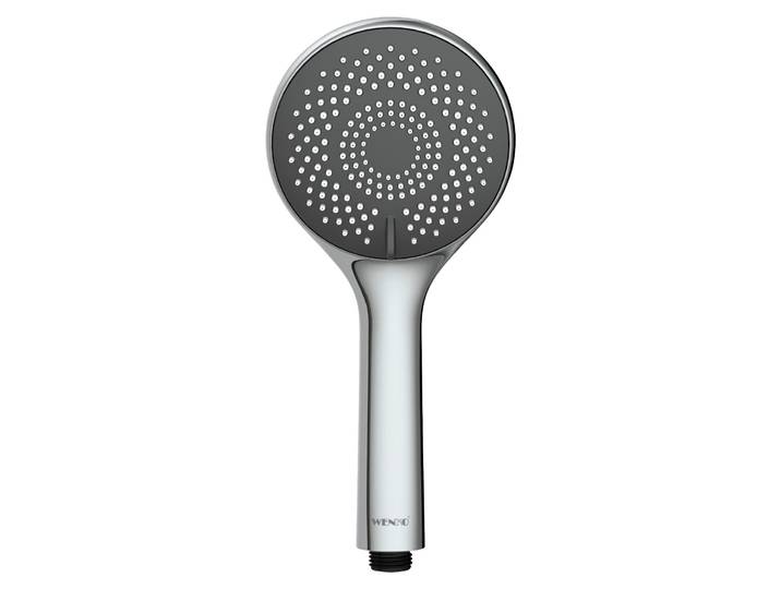 WENKO Dusch Kopf WATERSAVING grau Ø 11 Brause Hand Dusche Universal Spa Wellness